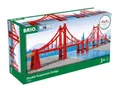 BRIO World 33683 Hängebrücke - Eisenbahnzubehör Holzeisenbahn - Kleinkinder