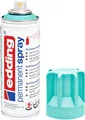 edding 5200 Permanent Spray - opulent türkis matt - 200 ml - Acryllack zum Lackieren und Dekorieren von Glas, Metall, Holz, Keramik, Kunststoff, Leinwand - Lackspray, Acrylspray, Farbspray