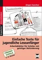 Einfache Texte für jugendliche Leseanfänger: Arbeits... | Buch | Zustand wie neu