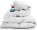 Daunen Federdecke Bettdecke 135x200 cm (1400g) Kassettendecke Ganzjahresbettdecke Daunendecke Steppdecke