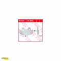 TRW Bremsbelagsatz MCB562 CBR600F PC23