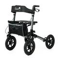REHASHOP Outdoor Rollator Falcon - Für den Außenbereich mit Luftbereifung
