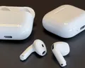 Apple AirPods 4 AirPods Bluetooth® Stereo Weiß Noise Cancelling Ladecase,