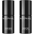 Neonail Gel-Nagellack NEONAIL UV Set Hard Base ml und Hard Top 7,2 ml, 2-tlg.