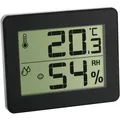 Digitales Thermo-Hygrometer Innenthermometer schwarz für ein gesundes Raumklima