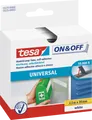 TESA 55225 - tesa On & Off Klettband zum Aufkleben, weiß, 2 cm x 250 cm