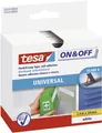 tesa 55225-00002-01 tesa On- & Off-Klettklebeband zum Aufkleben, 2,5m x 20mm, we