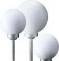 3er Set LED Solarleuchten für den Außenbereich