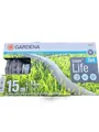 Gardena Liano Life Textilschlauch 1/2 Zoll, 15m Set: Hochflexibler Gartenschlauch aus Textilgewebe, mit PVC-Innenschlauch, kein Abknicken, leichtgewichtig, wetterbeständig (18445-20)