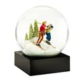 CoolSnowGlobes Skifahrer Schneekugel