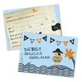 #detailverliebt 15 Piraten Einladungskarten I dv038 I DIN A6 I Kinder Einladung für Jungen I Set zum Ausfüllen I Kindergeburtstag Einschulung