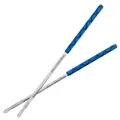 Adoro Silent Sticks - leise Schlagzeug Sticks -Drumsticks für akustik Musik - leise Stöcke mit vollem Sound (keine Schallschutz Wand, Drum Pad oder Schallabschirmung für Schlagzeuge mehr) (Blau)