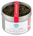 Zauber des Tees Milky Oolong Tee – Premium Oolong Tee mit feiner Milchnote, halbfermentierter Grüner Tee lose mit zauberhaftem Geschmack, Top-Qualität in wiederverschließbarer Dose, 65 g