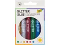 2-48x folia Glitzerkleber "Glitterglue", 9,5 ml, farbig sortiert BIS 64% RABATT