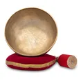 XDrum Omshanti Klangschale 30 cm Komplett Set - Gewicht: 2800g - handgemacht in Indien - ideal für Meditations- und Therapiezwecke - inklusive passendem Kissen und Schlägel