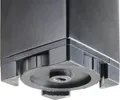 Tischbein vierkant 60x60 mm höhenverstellbar 700-1100 mm schwarz