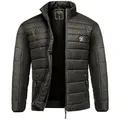 Amaci&Sons Steppjacke REVERE Steppjacke Herren Outdoor Basic Patch Jacke schwarz M