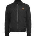 Urban Classics Herren-Bomber Microeep schwarz M - Schwarz - M