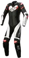 Damen Leder Kombi - ALPINESTARS Tech Air GP Plus - Schwarz/Weiß/Rot - 42/XL