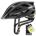 uvex i-vo cc MIPS - Leichter Allround-Helm für Damen und Herren - MIPS-Sysytem - erweiterbar mit LED-Licht - All Black matt - 56-60 cm