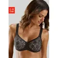 Nuance Minimizer-BH mit unterlegter Jacquardspitze, Dessous schwarz 75