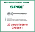 SPAX Wirox Tellerkopf Holzschraube Torx TX Ø 6 od. 8 mm 4CUT® Holzbauschrauben