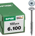 SPAX Tellerkopfschrauben WIROX TX Holzbauschrauben 6x/8x Varianten