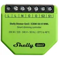 Shelly Schaltaktor Dimmer Gen 3, für Smart Home, 1 Kanal, Unterputz, Bluetooth, WLAN