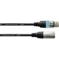 Cordial CCM5FM XLR Verbindungskabel [1x XLR-Buchse - 1x XLR-Stecker] 5.00 m Schwarz