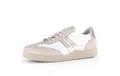 Gabor Damen Low-Top Sneaker, Frauen Halbschuhe,Best Fitting,straßenschuhe,Strassenschuhe,Sportschuhe,Turnschuhe,Oak/Weiss/Puder,39 EU / 6 UK
