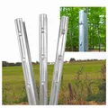 Z-Profil Zaunpfosten Zaunpfähle 215 cm verzinkt 100x inkl. Haken Forstprofil