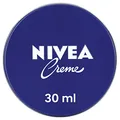NIVEA Creme Dose Universalpflege (30 ml), klassische Feuchtigkeitscreme für alle Hauttypen, reichhaltige Hautcreme mit pflegendem Eucerit