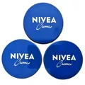 Nivea Creme Dose Hautcreme Handcreme Gesicht Körper Feuchtigkeitscreme 3 x 30 ml