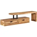 vidaXL TV-Schrank 118-200 x 30 x 40 cm Massivholz Akazie 351780