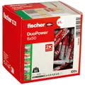 FISCHER Dübel "DUOPOWER", 50 mm, Kunststoff - grau