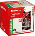 Fischer DUOPOWER 6 x 50 Universaldübel 2-Komponenten Kunststoffdübel 100er Pack
