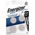 Energizer Ultimate Lithium - CR 2032 Knopfzelle 3V Batterien (4 Stück) - Weltweit erster 3 in 1 Kinderschutz Neuer Farbwarn-Technologie - Air Tag, Autoschlüssel, Fitnesstracker, medizinische Geräte