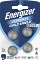Energizer Knopfzelle CR2032 3V 4 St. 235 mAh Lithium Ultimate Child Shield E304206103