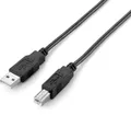 USB 2.0 Anschlusskabel A-Stecker/ B-Stecker 5m schwarz BRANDNEU