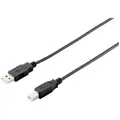 Equip USB-Kabel   USB-A Stecker, USB-B Stecker 5.00 m Schwarz  128862