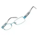 Fossil Brillengestell Forth Smith Medium Blue OF4020420, Metall und Kunststoff blau