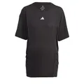 adidas Damen AEROREADY Train Essentials Nursing Tee (Maternity), Black/White, XS