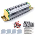 Klemmen UK 2,5 Reihenklemmen Kit DIN Schiene 20A 600V Schraubbefestigung