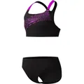 Bustier-Bikini SPEEDO "Bikini", Mädchen, Gr. 140 (134), N-Gr, lila, Microfaser, Obermaterial: 80% Nylon, 20% Elasthan. Futter: 100% Polyester, sportlich, Bikini-Sets, schnell trocknend