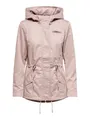ONLY Softshelljacke Lorca Parka Damen Übergangsjacke Jacke, Adobe Rose