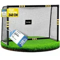Racetex Fußballtor Racetex Fussballtore für Garten [Anti-Rost Beschichtung], ⚽ UNSERE EMPFEHLUNG ⚽ 240cm x 160cm