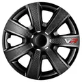 Auto-Style Radkappen VR 14-Zoll Schwarz/Carbon - 4er-Satz