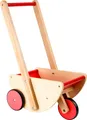Puppenwagen mit 3 Rädern - Lauflernwagen für Puppen Holzspielzeug Kinder Spielen