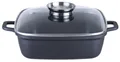 KOPF Santorin Aluguss-Bräter inkl. Glasdeckel mit Aromaknopf Aluguss Bräter 3,8L