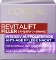 L'Oréal Paris Anti-Age Nachtpflege Frauen: hydratisiert Haut Hyaluron 1x50ml
